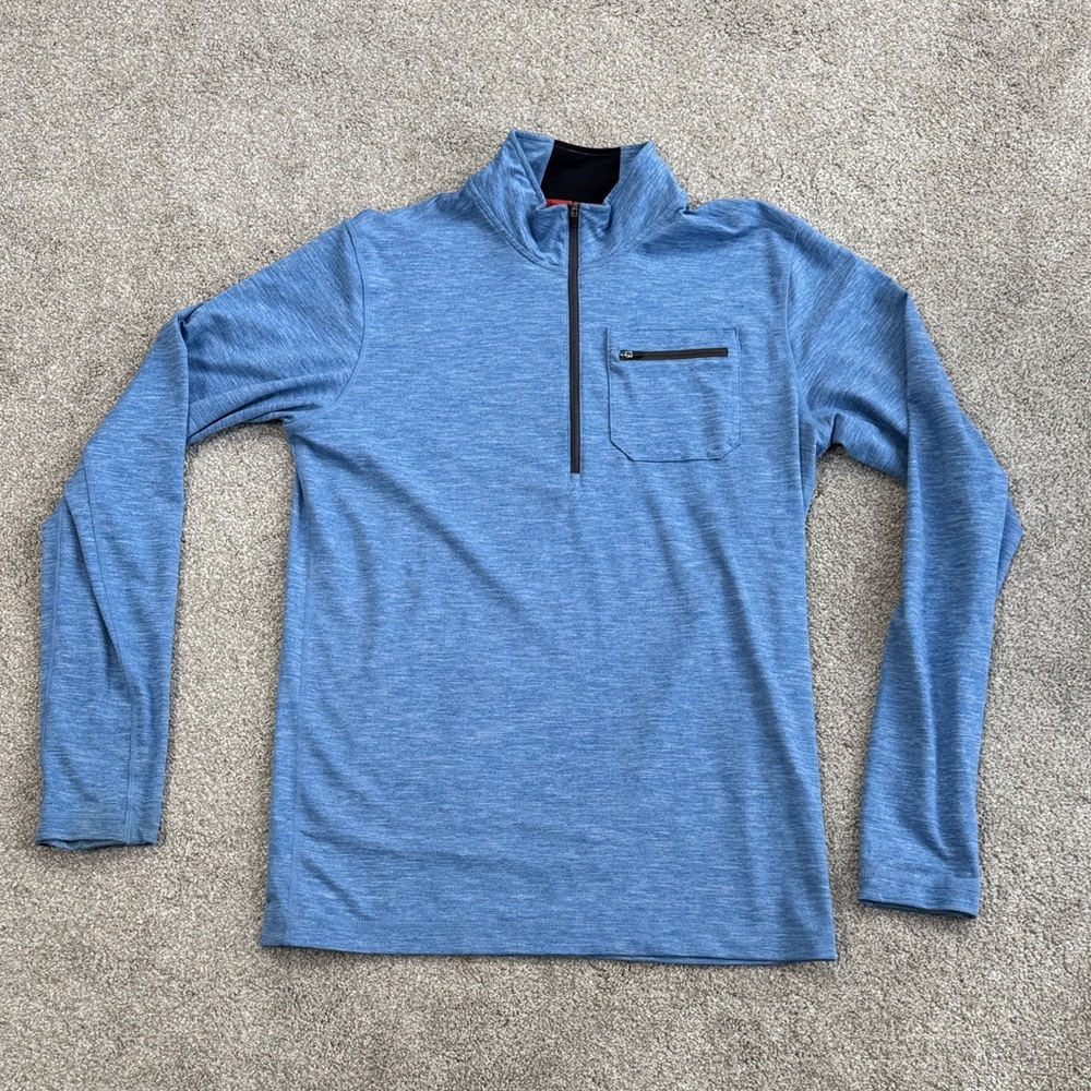 Prana Blue Long Sleeve Top